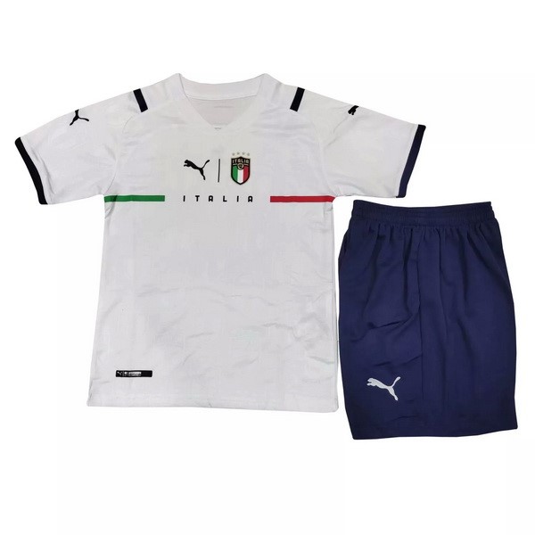 Camiseta Italia Segunda Niño 2021 Blanco